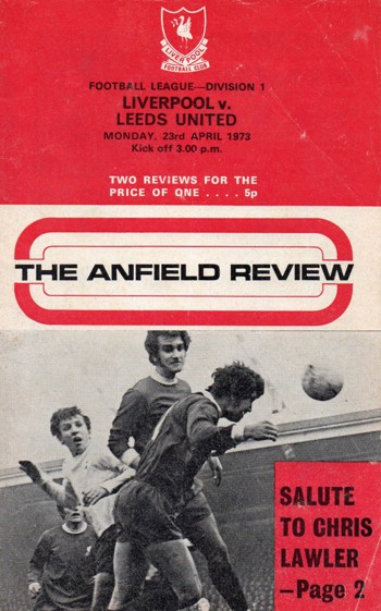 Match programme